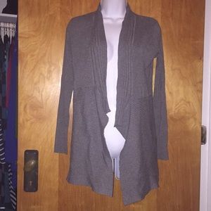 Gray Contemporaine Waterfall Cardigan Size SP